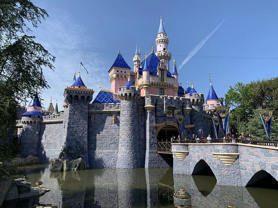 Sleeping Beauty Castle at Disneyland in Anaheim
