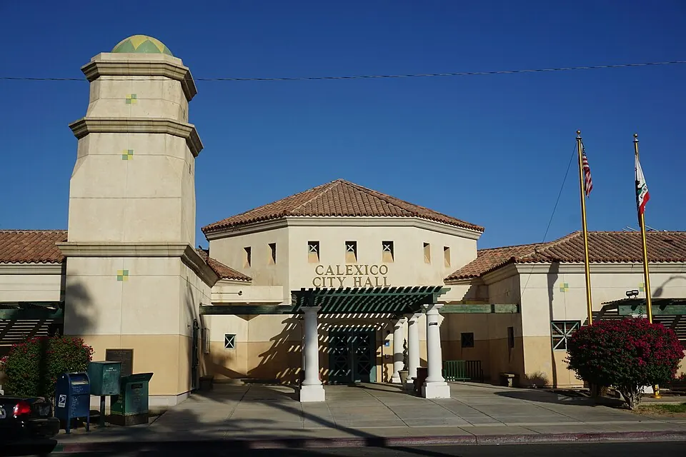 A view of Calexico, California (photographed 2018)