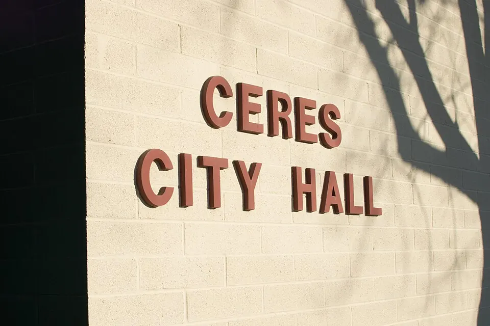 A view of Ceres, California (photographed 2016)