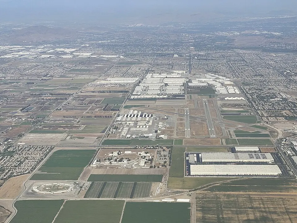 A view of Chino, California (photographed 2021)