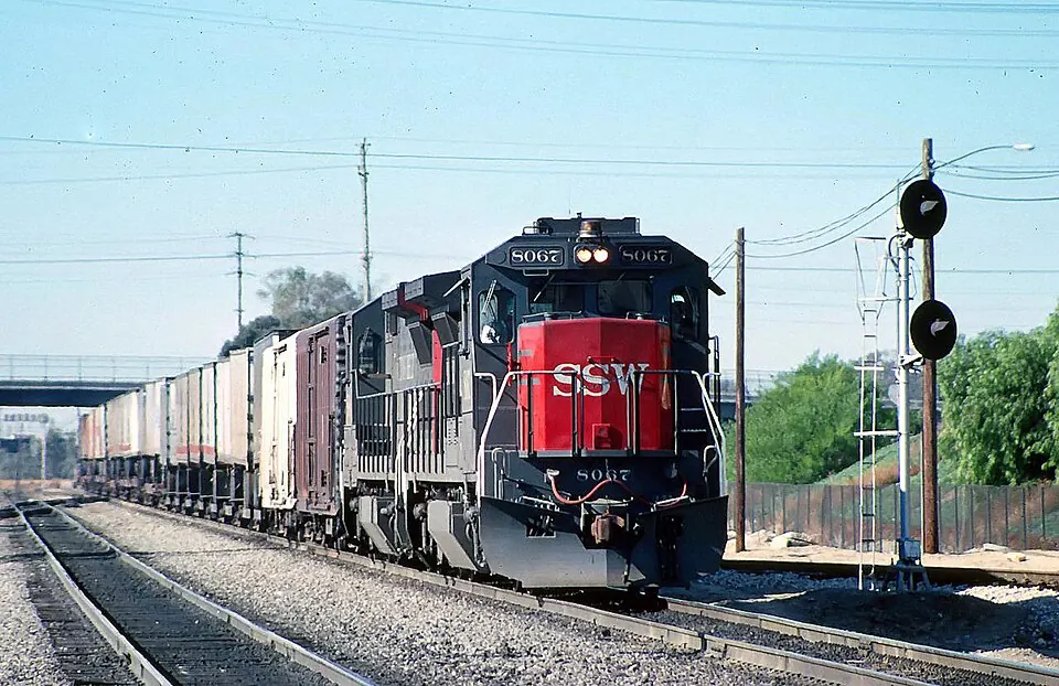A view of Colton, California (photographed 1989)