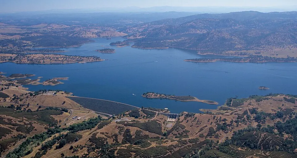 New Hogan Lake near Valley Springs (photographed 2011)