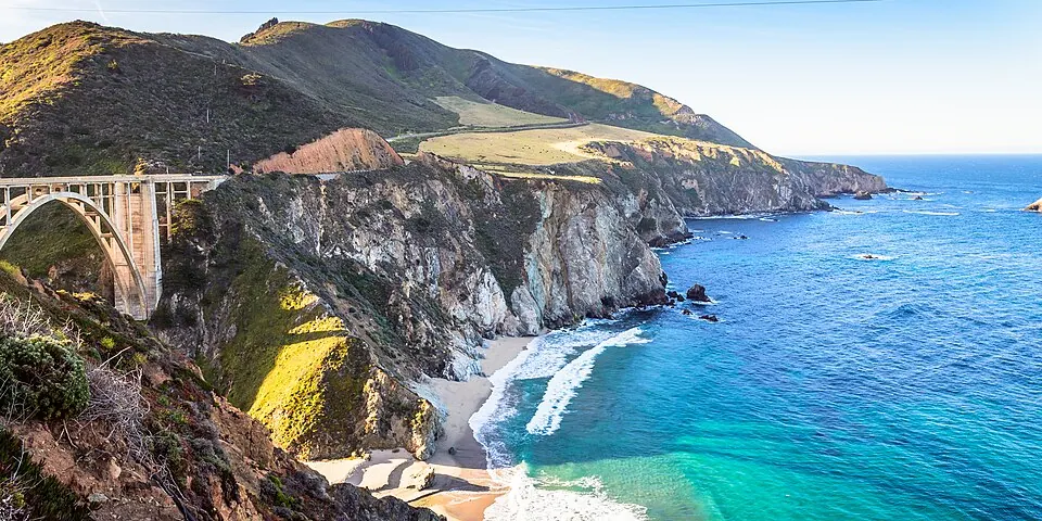 The Big Sur coast (photographed 2022)