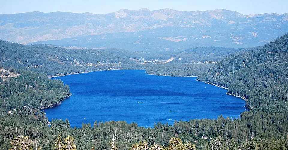 Donner Lake from McClashan Point (photographed 2009)