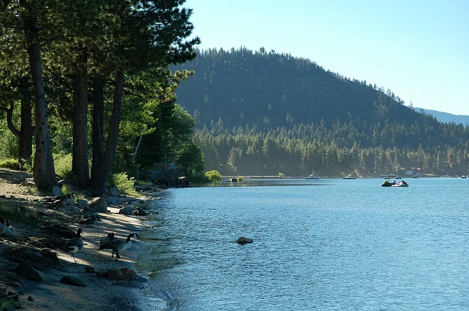 Lake Tahoe at Tahoe Vista (photographed 2011)