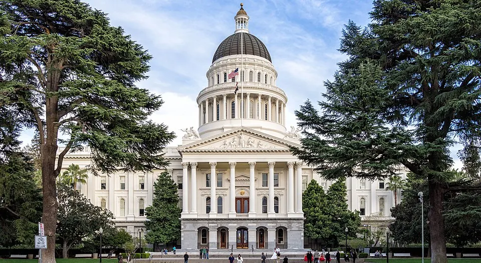 The California State Capitol in Sacramento (photographed 2014)