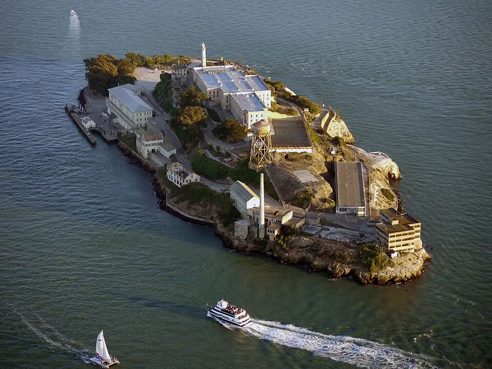 Alcatraz Island in San Francisco Bay (photographed 2010)