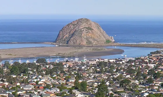 Morro Bay and Morro Rock