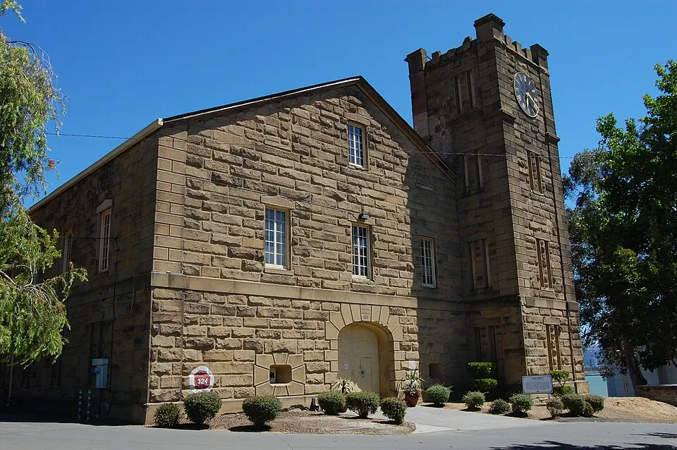The historic clock tower in Benicia (photographed 2010)