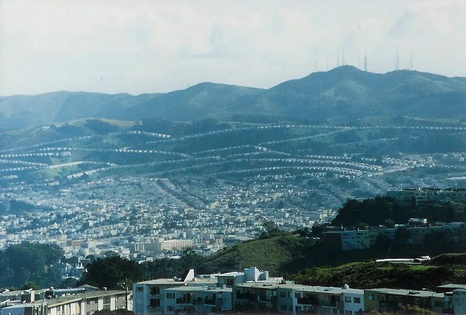 A view of Daly City, California