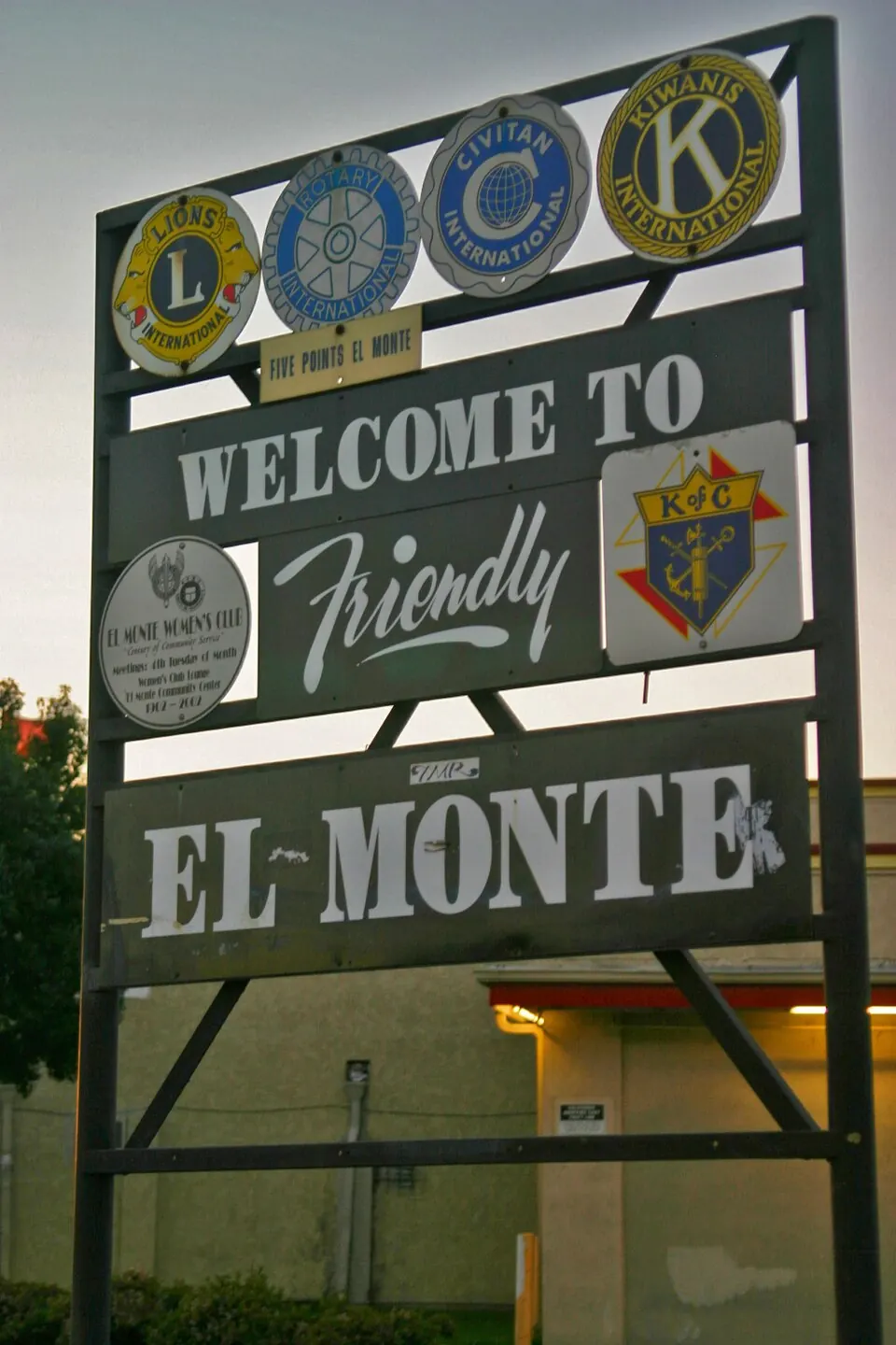 A view of El Monte, California