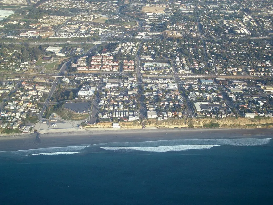 A view of Encinitas, California