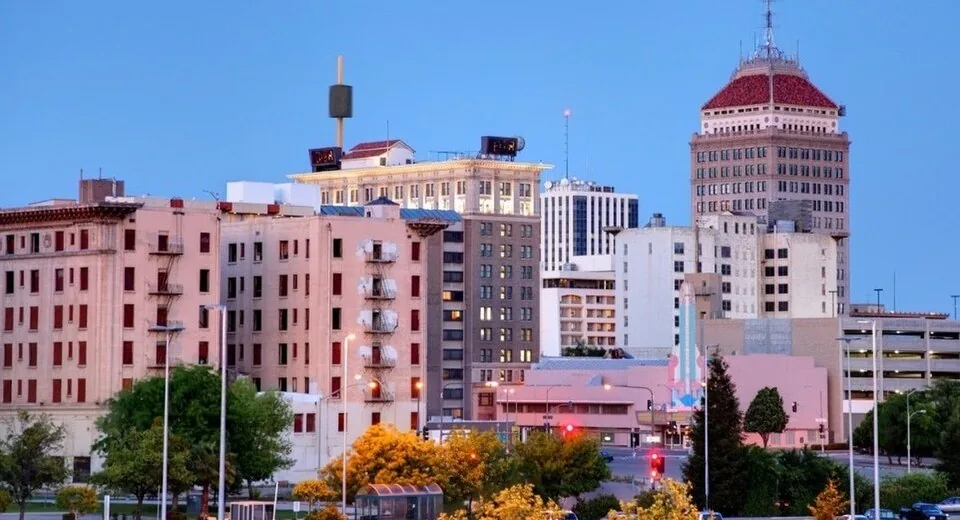 Downtown Fresno skyline