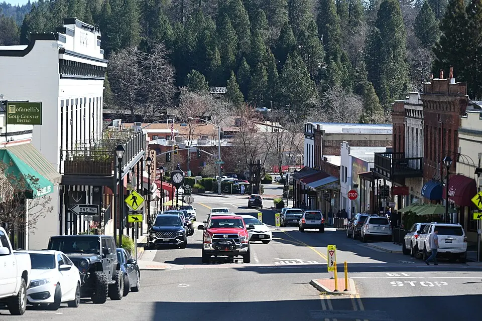 A view of Grass Valley, California (photographed 2025)
