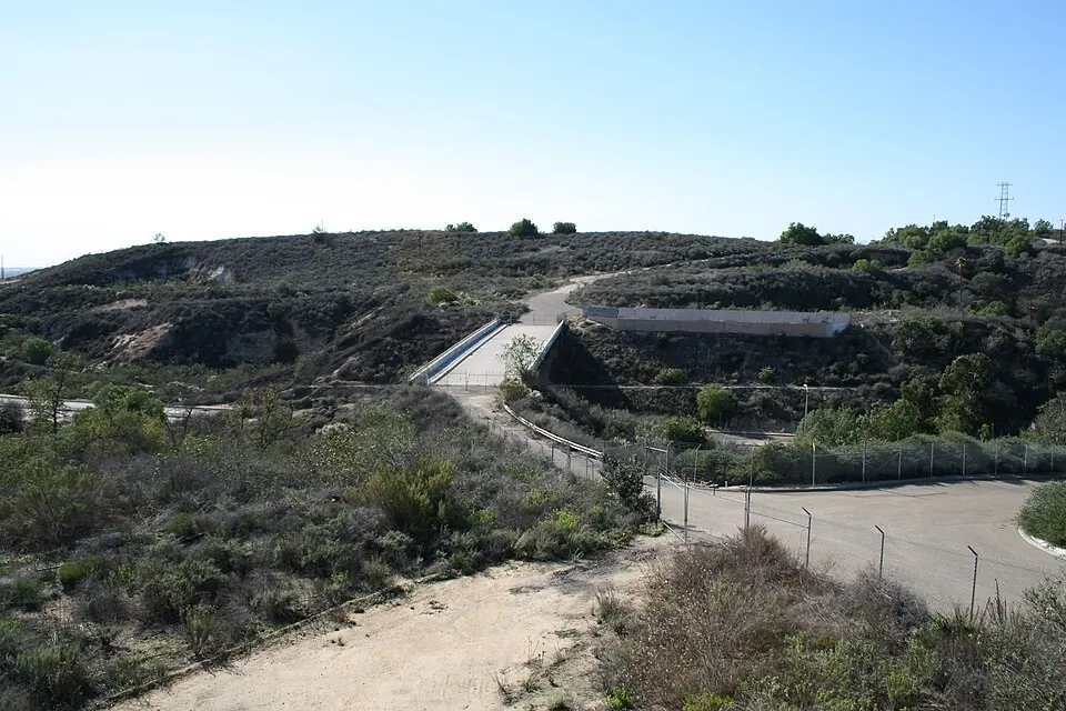 A view of La Habra, California