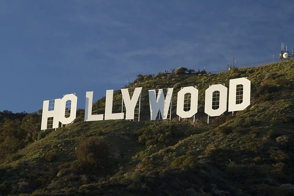 The Hollywood sign in Los Angeles