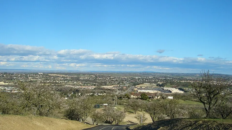 A view of Paso Robles, California