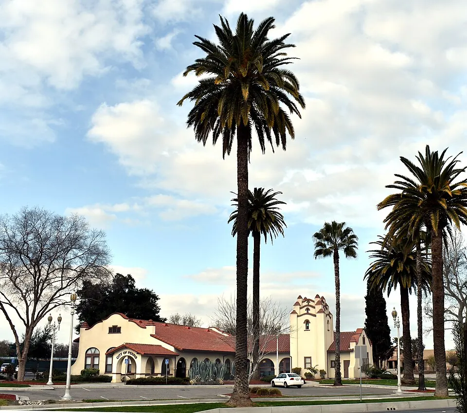 A view of Perris, California (photographed 1907)