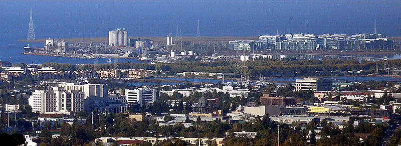 A view of Redwood City, California