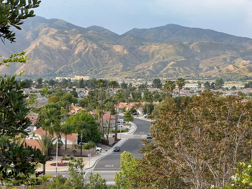 A view of San Jacinto, California (photographed 2024)