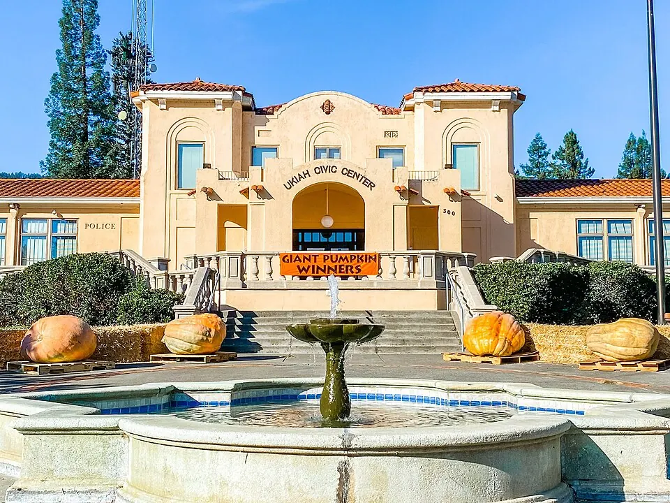A view of Ukiah, California