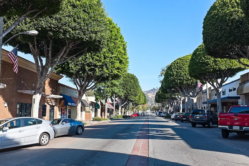 A view of Whittier, California